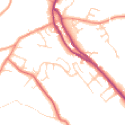 Daytime road noise heatmap for S35 0JA