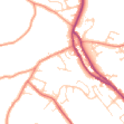 Daytime road noise heatmap for S35 0JN