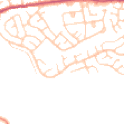 Daytime road noise heatmap for S35 1PQ