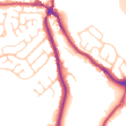 Daytime road noise heatmap for S35 1RA