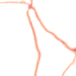 Night-time road noise heatmap for S35 1RA