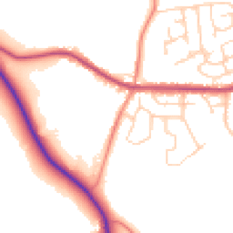 Daytime road noise heatmap for S35 1RS