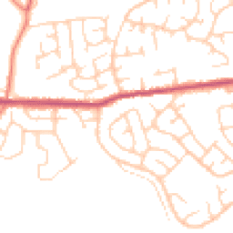 Daytime road noise heatmap for S35 1RT
