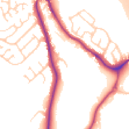 Daytime road noise heatmap for S35 1RW