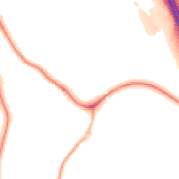 Night-time road noise heatmap for S35 1SN