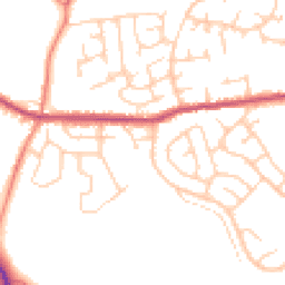 Daytime road noise heatmap for S35 1SR