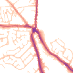 Daytime road noise heatmap for S35 1TF