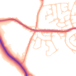 Daytime road noise heatmap for S35 1UZ