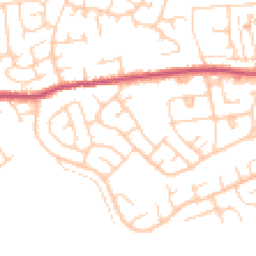 Daytime road noise heatmap for S35 1XB