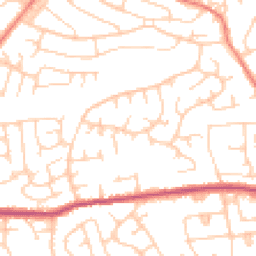 Daytime road noise heatmap for S35 2EG