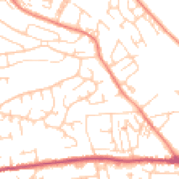 Daytime road noise heatmap for S35 2EP