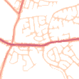 Daytime road noise heatmap for S35 2QN