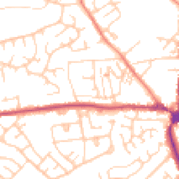 Daytime road noise heatmap for S35 2RJ