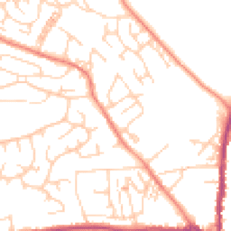 Daytime road noise heatmap for S35 2TQ