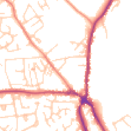 Daytime road noise heatmap for S35 2XP