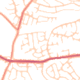 Daytime road noise heatmap for S35 2XR