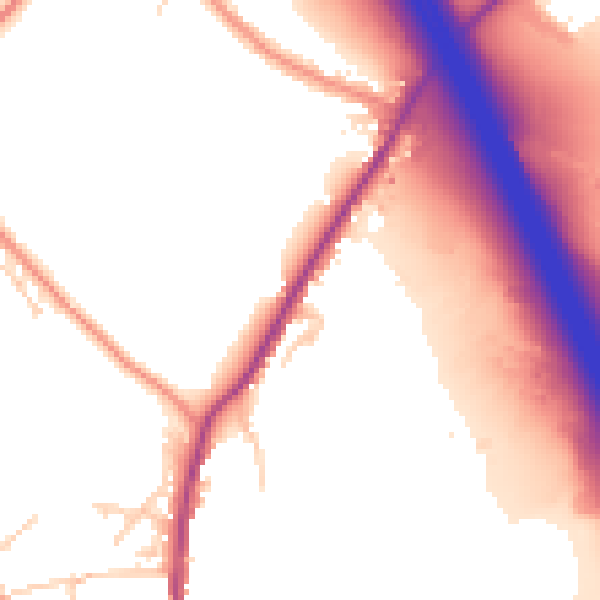 Daytime road noise heatmap for S35 2YH
