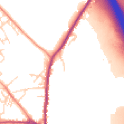 Daytime road noise heatmap for S35 2YZ