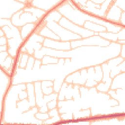 Daytime road noise heatmap for S35 3FG