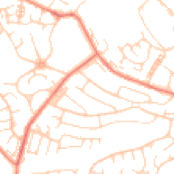 Daytime road noise heatmap for S35 3GP