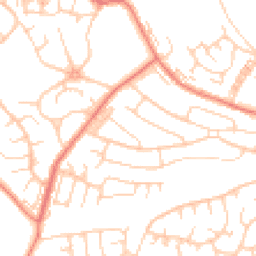 Daytime road noise heatmap for S35 3HB