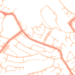 Daytime road noise heatmap for S35 3XS