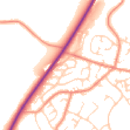 Daytime road noise heatmap for S35 4FE
