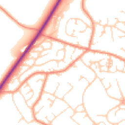 Daytime road noise heatmap for S35 4FL