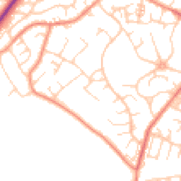 Daytime road noise heatmap for S35 4FY
