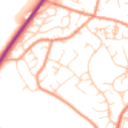 Daytime road noise heatmap for S35 4GN