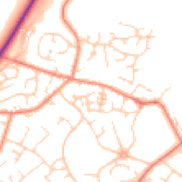 Daytime road noise heatmap for S35 4NR