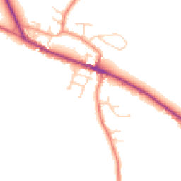Daytime road noise heatmap for S35 7AD