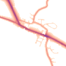 Daytime road noise heatmap for S35 7AL
