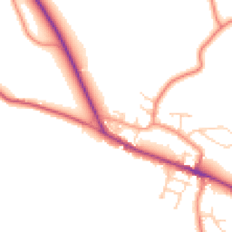 Daytime road noise heatmap for S35 7BQ