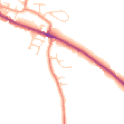Daytime road noise heatmap for S35 7BW