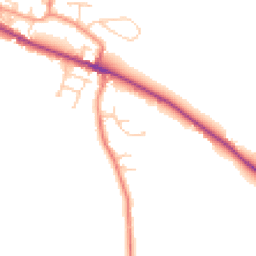 Daytime road noise heatmap for S35 7BX