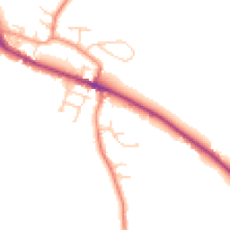 Daytime road noise heatmap for S35 7BY