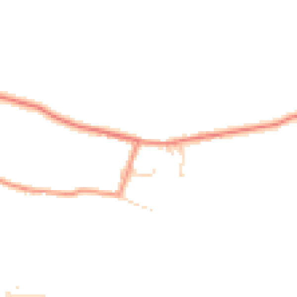 Daytime road noise heatmap for S35 7DQ