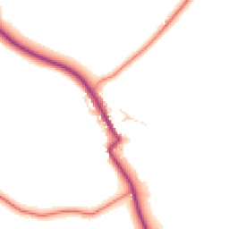 Daytime road noise heatmap for S35 7DT