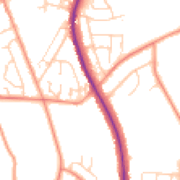 Daytime road noise heatmap for S35 8LY