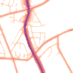 Daytime road noise heatmap for S35 8PY