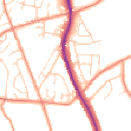 Daytime road noise heatmap for S35 8QH