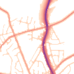 Daytime road noise heatmap for S35 8QU