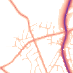 Daytime road noise heatmap for S35 8SE