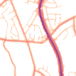 Daytime road noise heatmap for S35 8SL