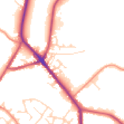 Daytime road noise heatmap for S35 9AF