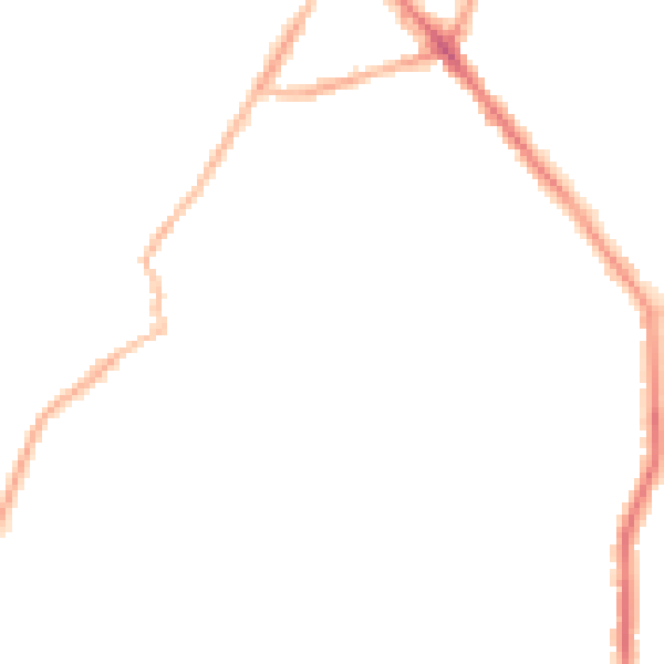 Night-time road noise heatmap for S35 9UQ