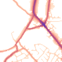 Daytime road noise heatmap for S35 9UR
