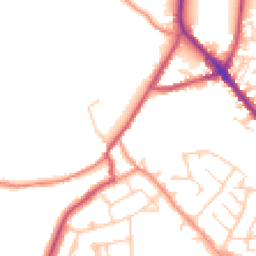 Daytime road noise heatmap for S35 9WE