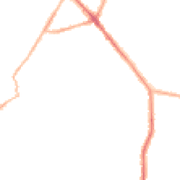 Night-time road noise heatmap for S35 9XX